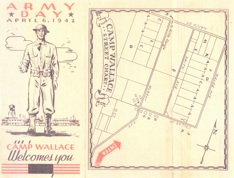 Camp Wallace Street Map